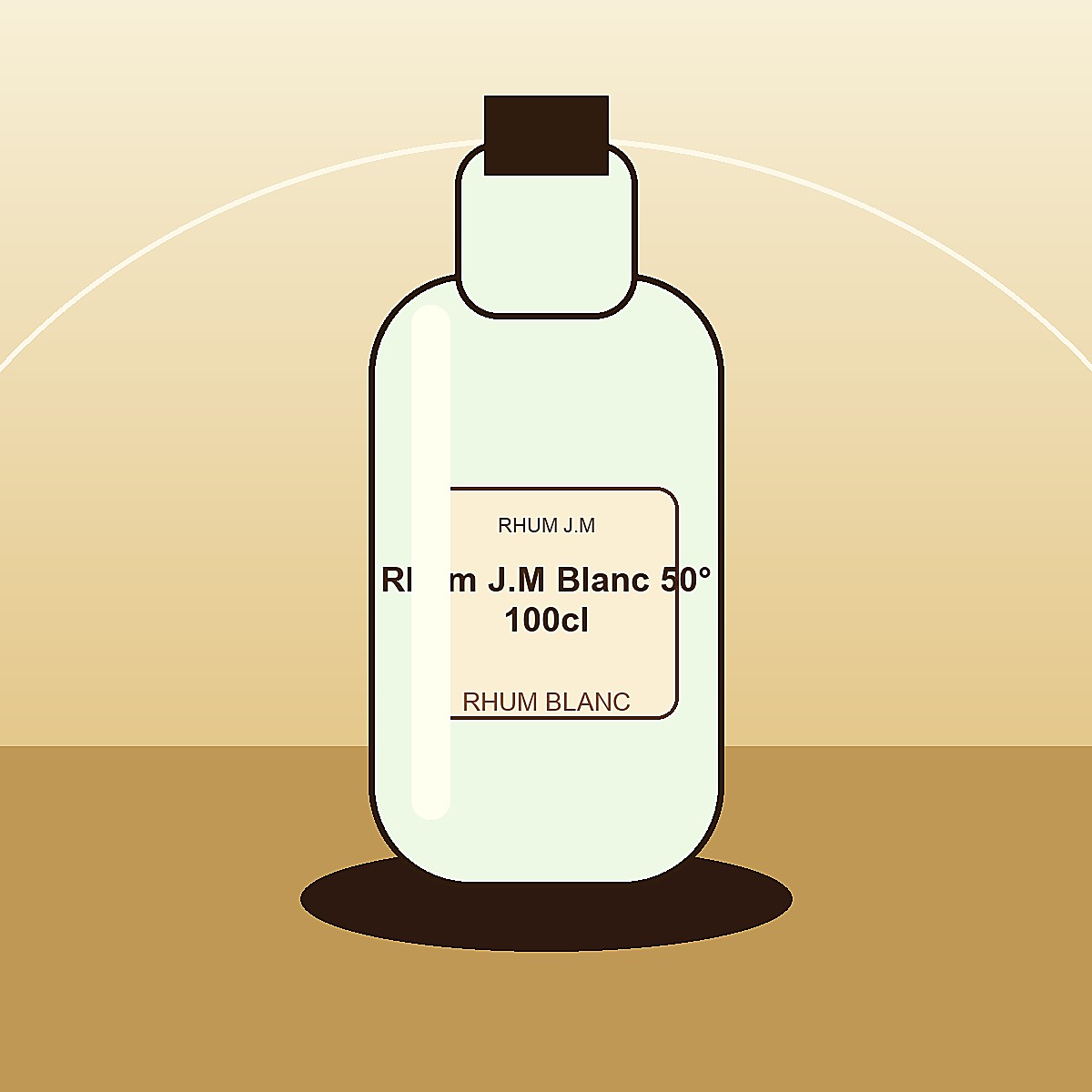 Rhum J.M Blanc 50° 100cl — Martinique