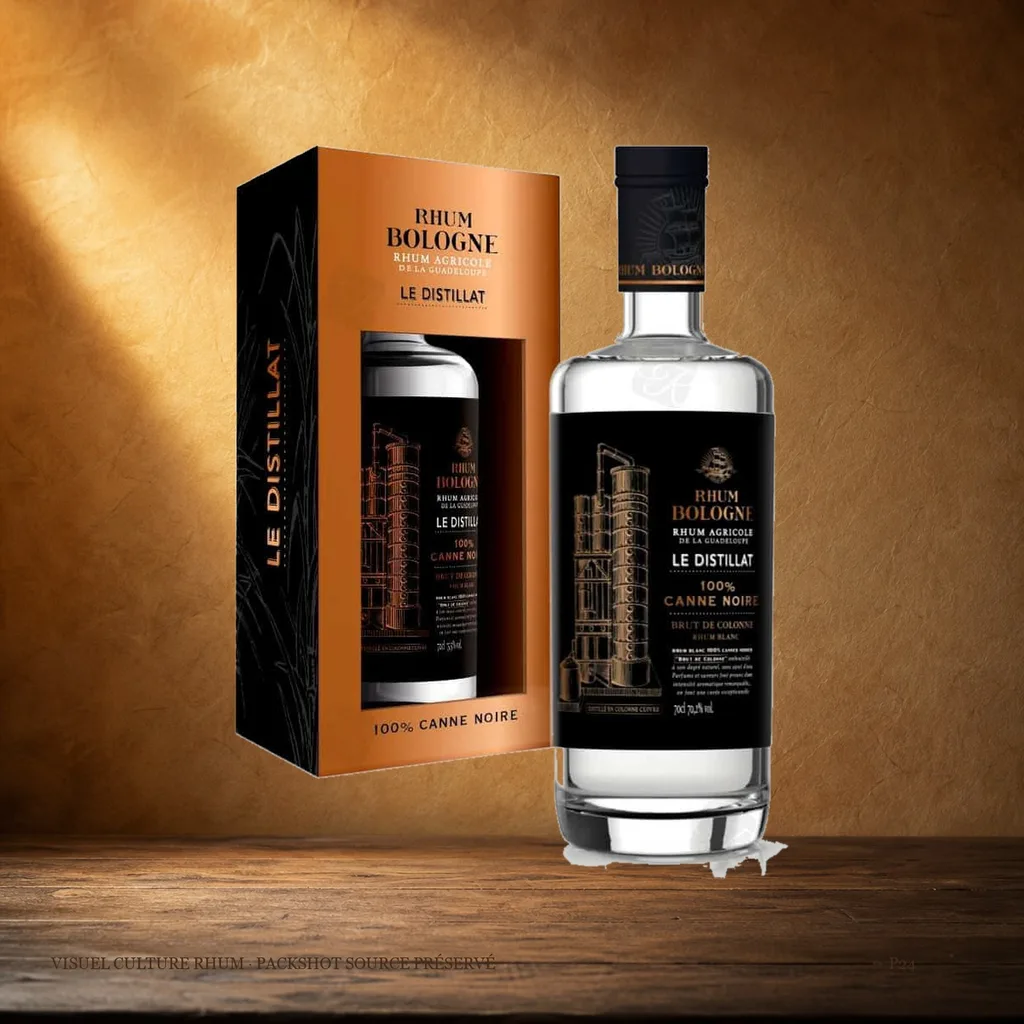 Bologne Le Distillat 100% Canne Noire — Bologne, Guadeloupe
