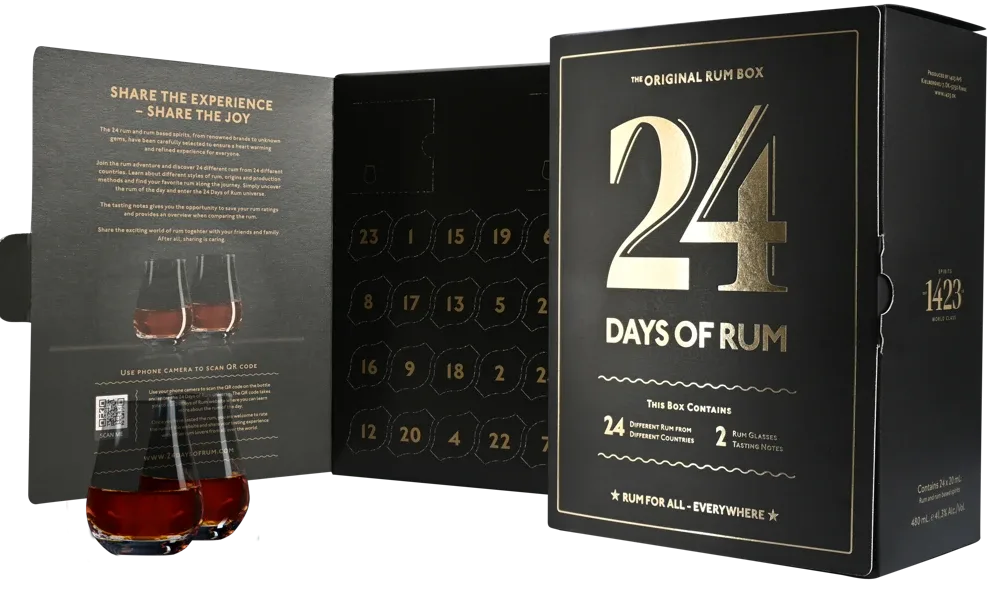 Coffret 24 Days of Rum · Black Edition