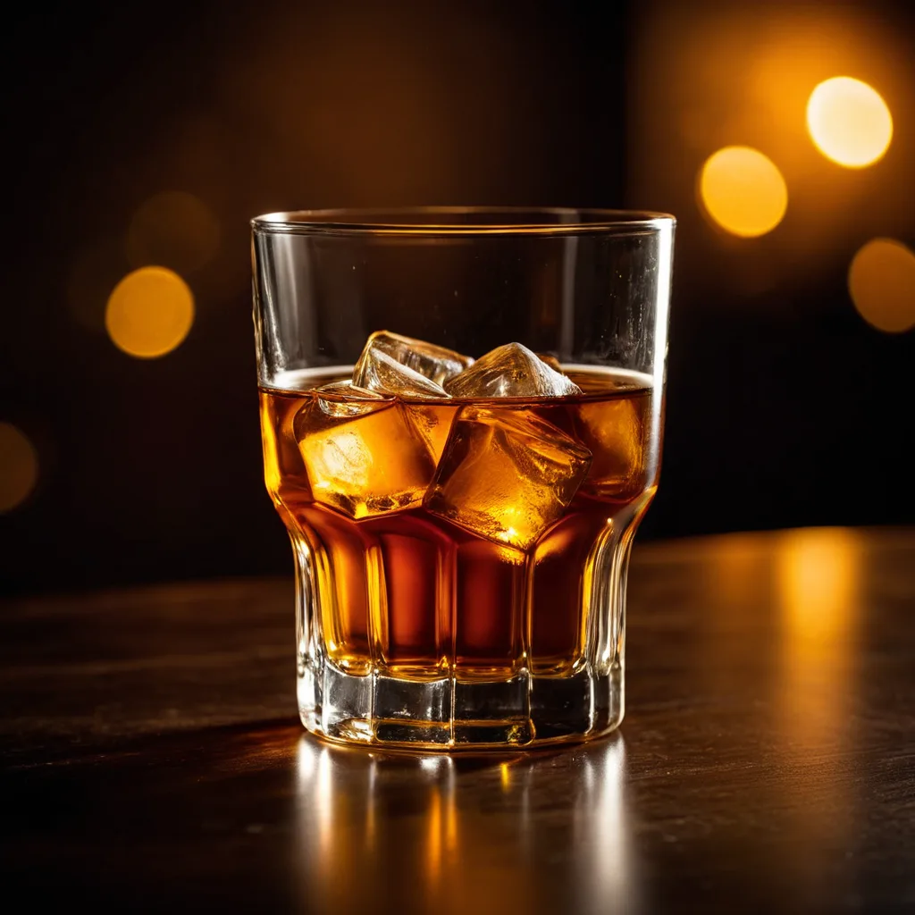Verre de rhum en dégustation