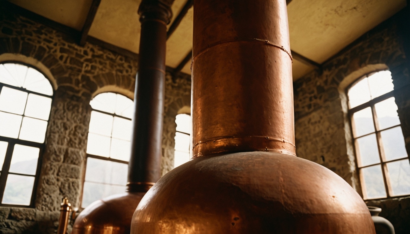 Univers Rhum traditionnel — alambic à colonne