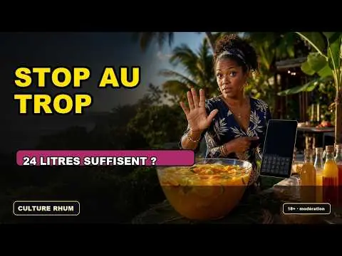 Aperçu de la vidéo sur le calcul du punch pour 60 personnes